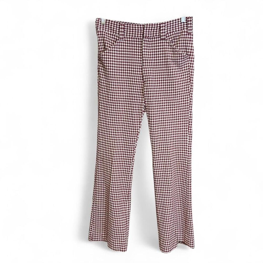 Vintage Bonds red and checkered trousers size 31"